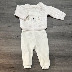 Kit + Pearl Baby Outfit with Bear Design 18M